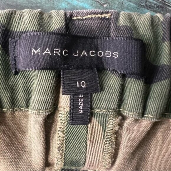 Marc Jacobs Paradise-Patch Camouflage Pants Size 10 100% Cotton - Picture 15 of 16
